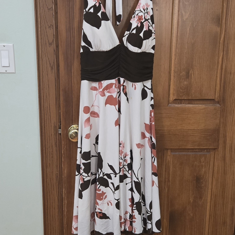 EUC Charlotte Russe Floral Halter Dress